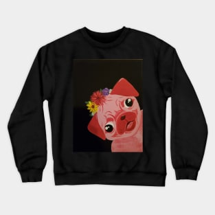 Pink Pug Original Crewneck Sweatshirt